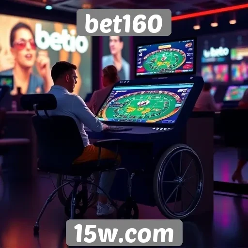 Acessibilidade e design responsivo do bet160