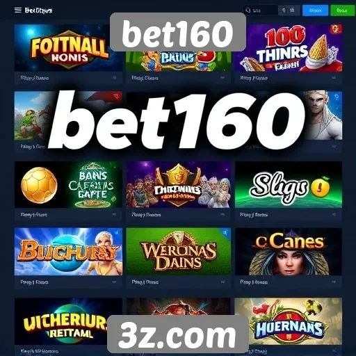 Tipos de jogos oferecidos pelo bet160