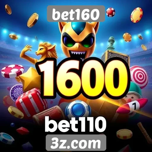 A variedade de jogos disponíveis na bet160